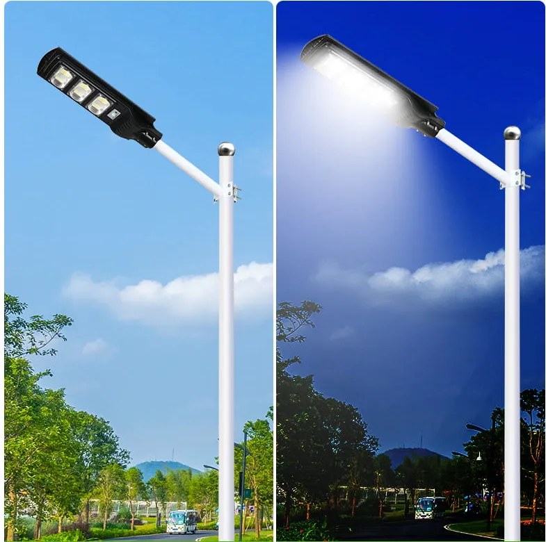 BERGE Solárna pouličná LED lampa MARAKESZ - 90W - PIR