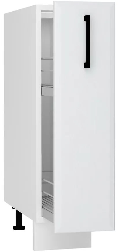 Skrinka do kuchyne Irma D20 Cargo + kôš Svetlo šedá Mat