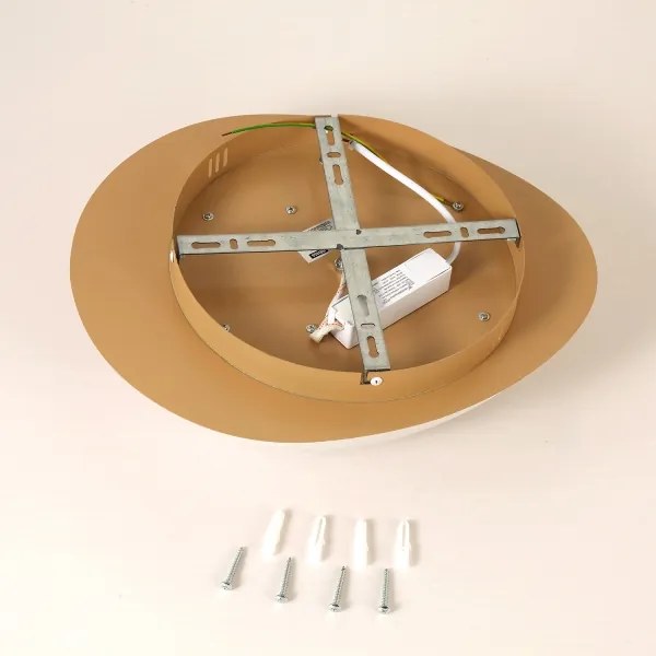 Brilagi - LED stropné svietidlo VISBY WOOD LED/18W/230V pr. 38 cm hnedé