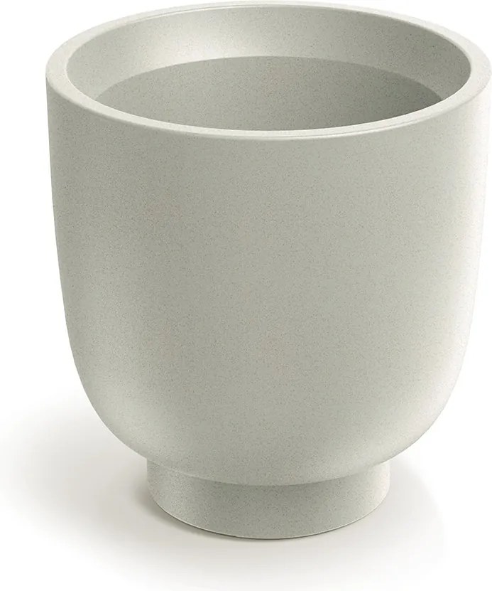 Kvetináč Vivos Okrúhly Stredný 40 cm pieskový