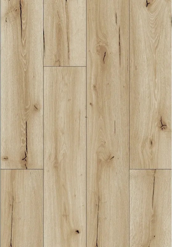 Mexen Sun Valley ukážka vinylových panelov SPC 6,5 mm, podklad IXPE 1,5 mm, 4 V-Spára, Dub - F1006-S