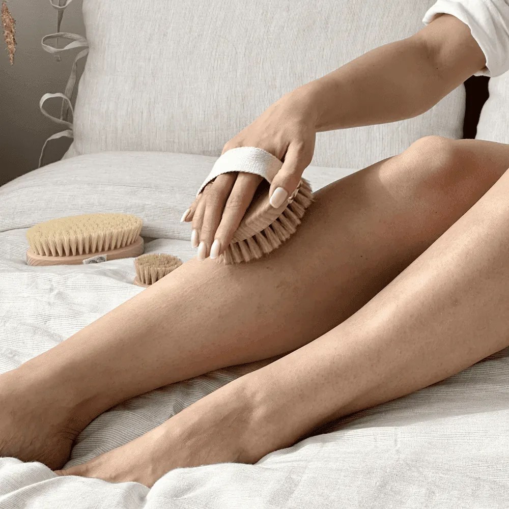 Suchá masážna kefa - tampico (tvrdá)