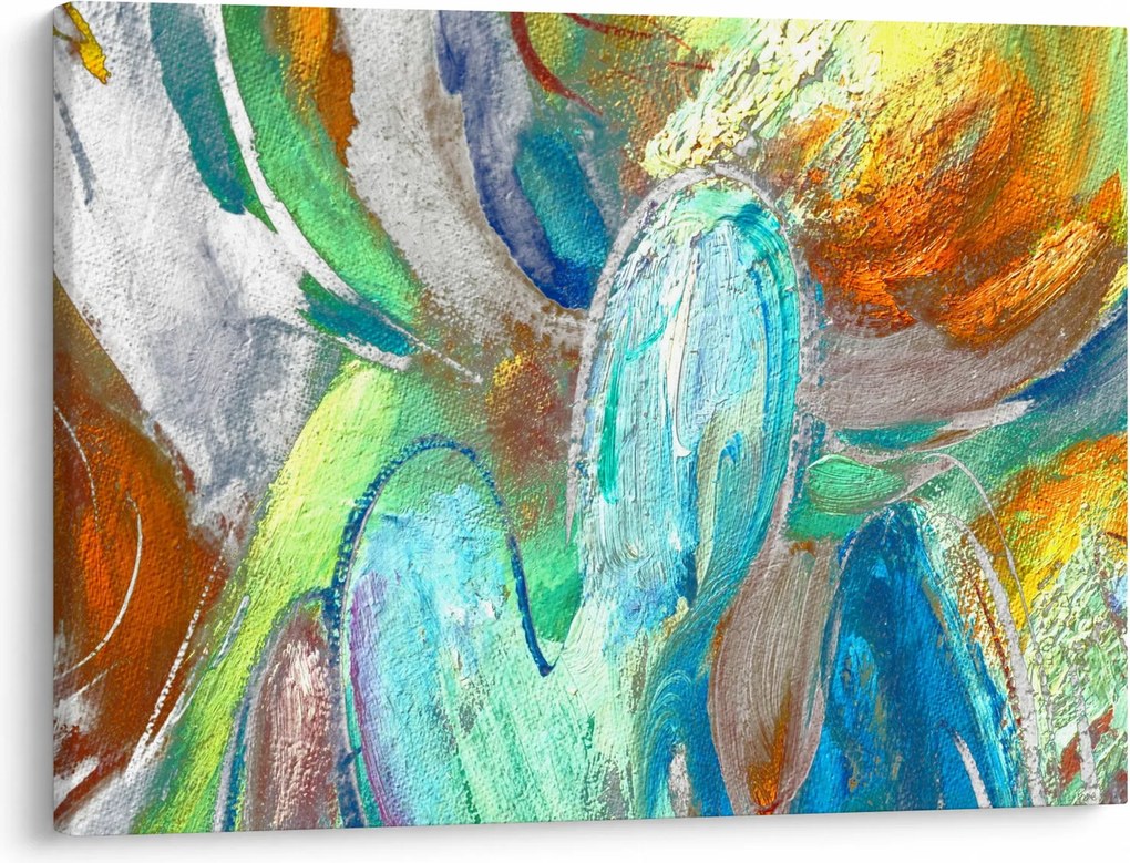 Obraz - Farebná abstrakcia (70x50 cm)