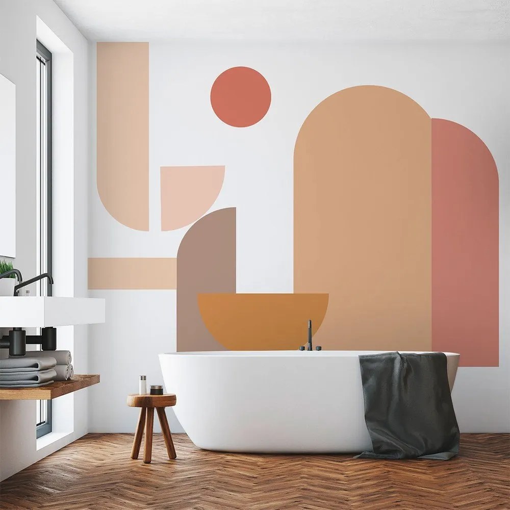 Samolepka na stenu 90x185 cm Abstract Sunset – Ambiance