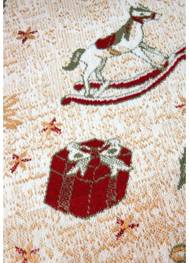 Zelený koberec s vianočným motívom s prímesou bavlny 160x230 cm Toy's Delight Green Christmas – Villeroy&amp;Boch