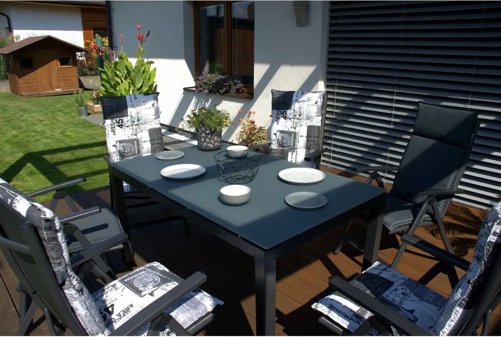 Doppler ACTIVE - kreslo polohovacie káro - 2. akosť (N454)