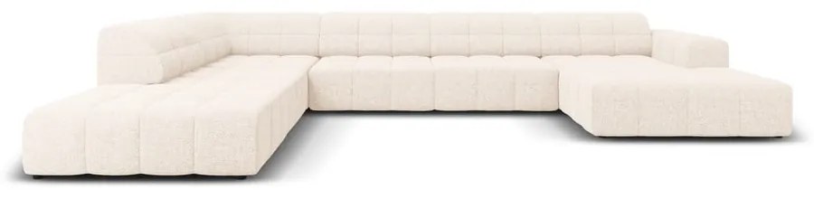 Krémová rohová pohovka (ľavý roh/do "U") Chicago – Cosmopolitan Design