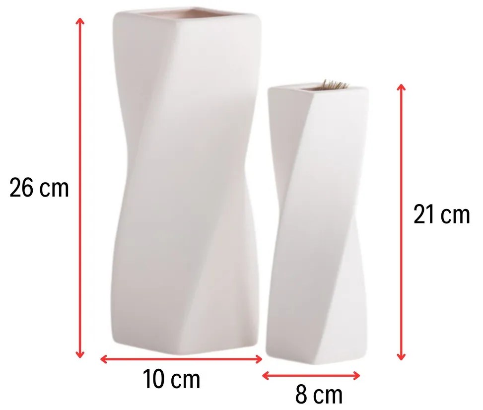 Sprial Set - White