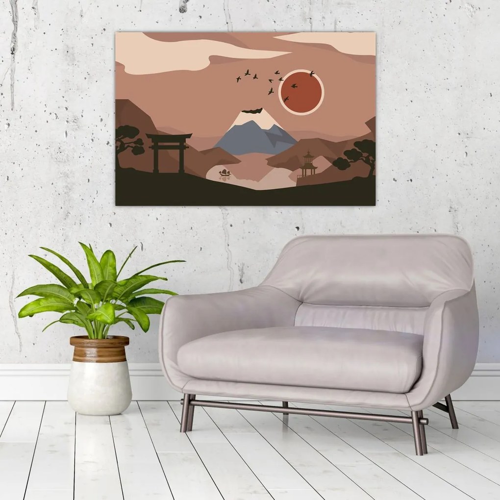 Obraz - Japonsko N⁰1 (90x60 cm)