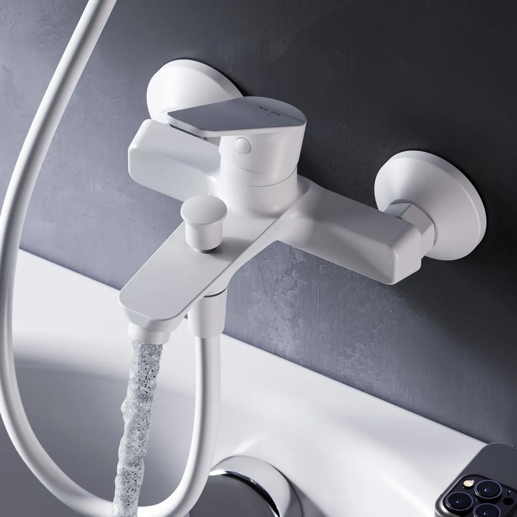 Vaňová a sprchová batéria AM.PM Hit FTA10033 jednopáková, biela