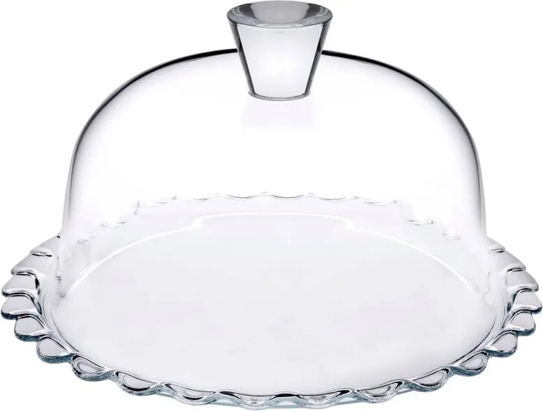 Pasabahce Servírovacia tácka s poklopom Patisserie 24 cm