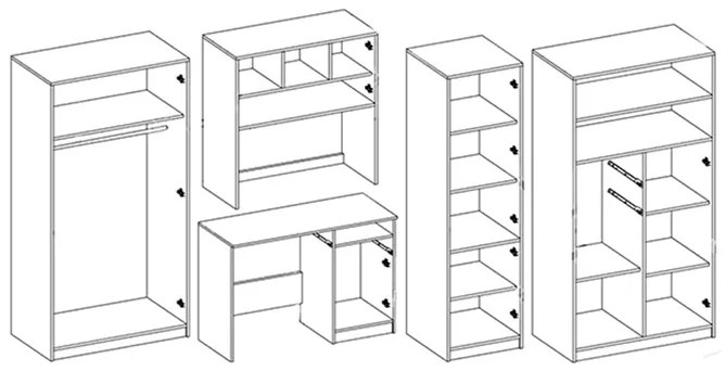 Nábytková stena Markus
