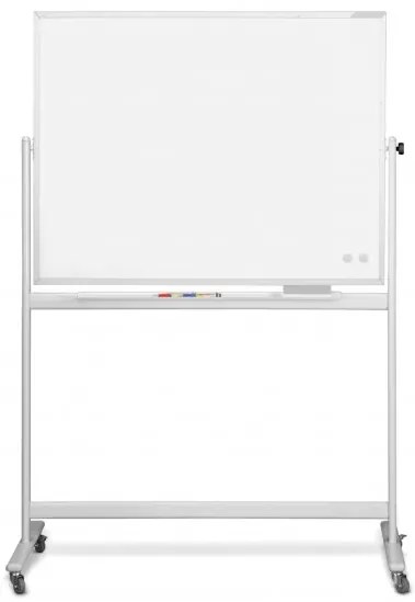 Mobilná magnetická tabuľa Magnetoplan 120 x 90 cm, biela