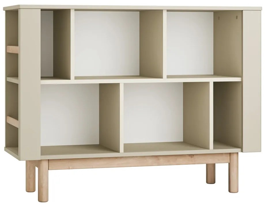 Béžová detská knižnica 120x40 cm Miloo – Pinio