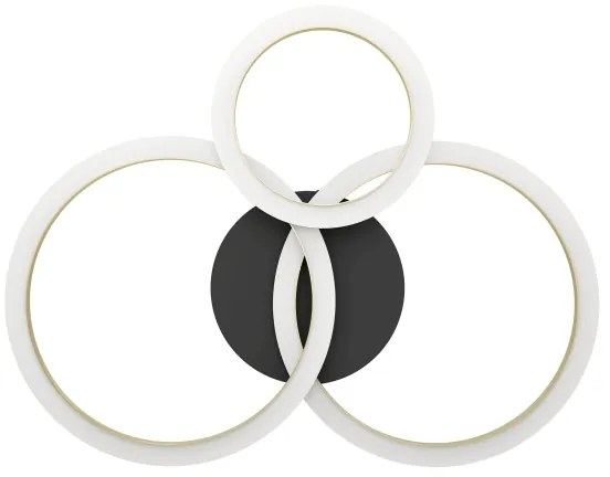 Eglo 901224 - LED Stmievateľné stropné svietidlo CALLIERA LED/20W/230V čierna/zlatá