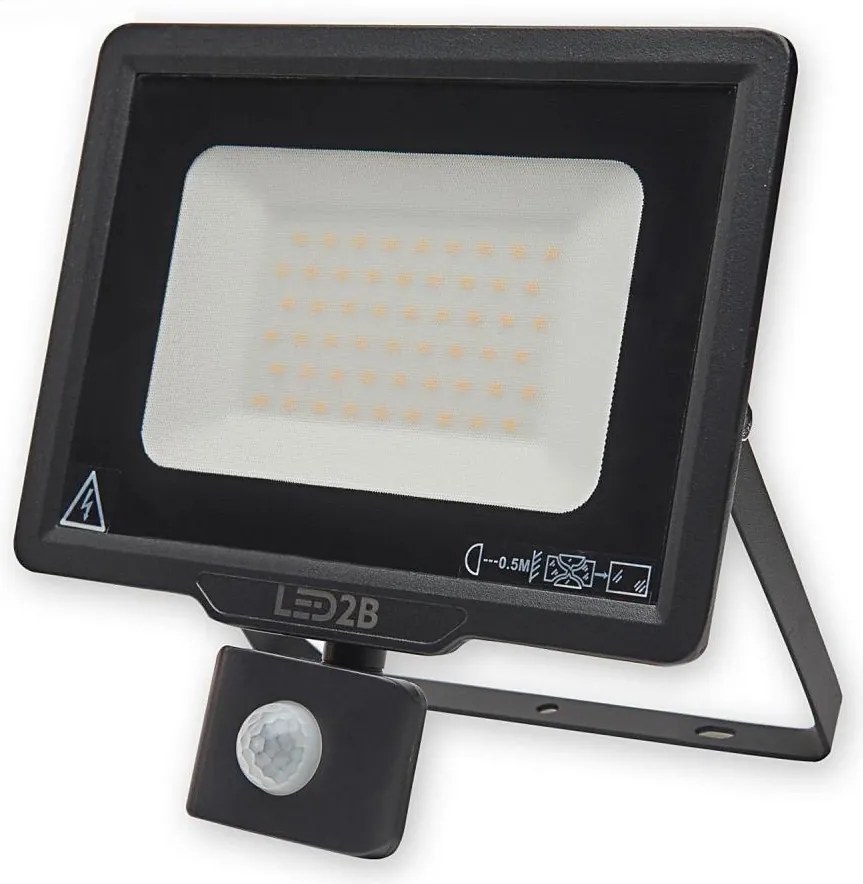LED Vonkajší reflektor so senzorom LED/50W/230V 6500K IP44