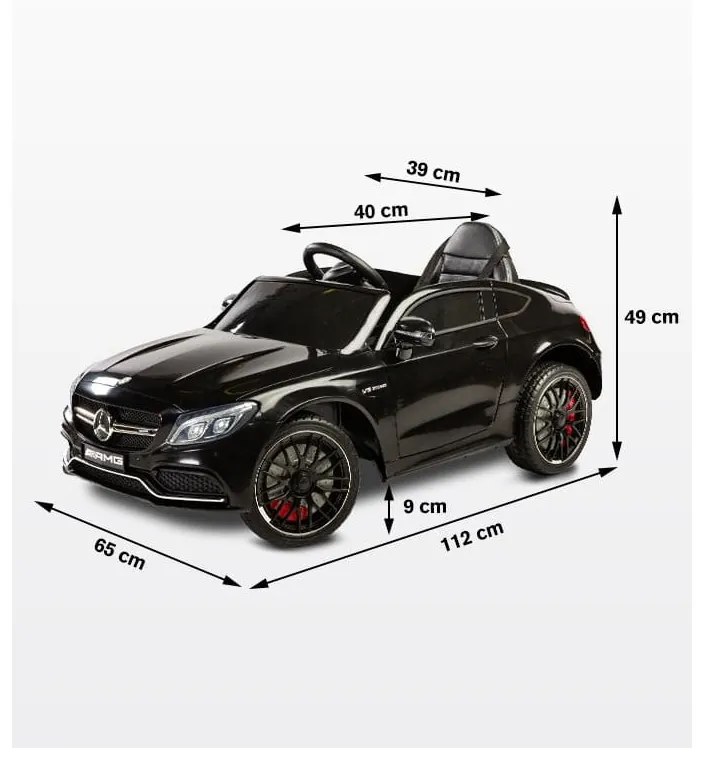 Supplies Elektrické autíčko Mercedes čierna