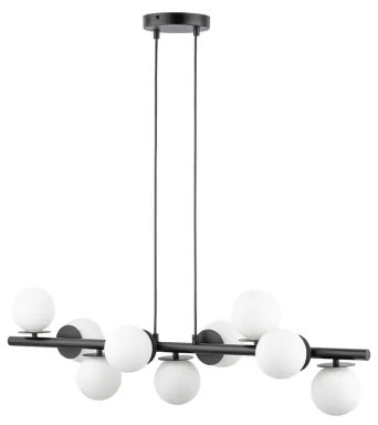 Luster na lanku AVOLA 9xG9/12W/230V čierna