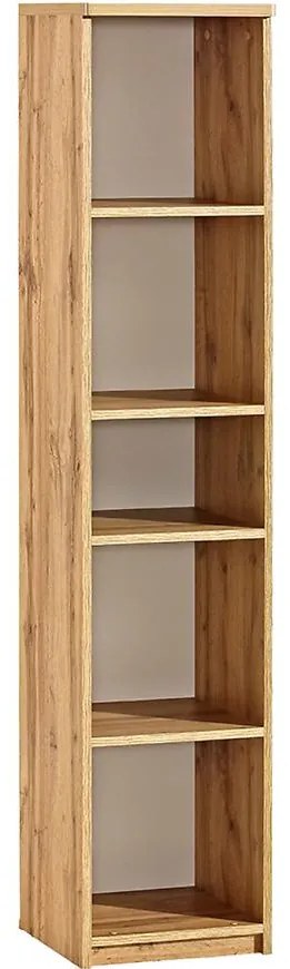 Regál Arca AR11 Dub Wotan/Biely