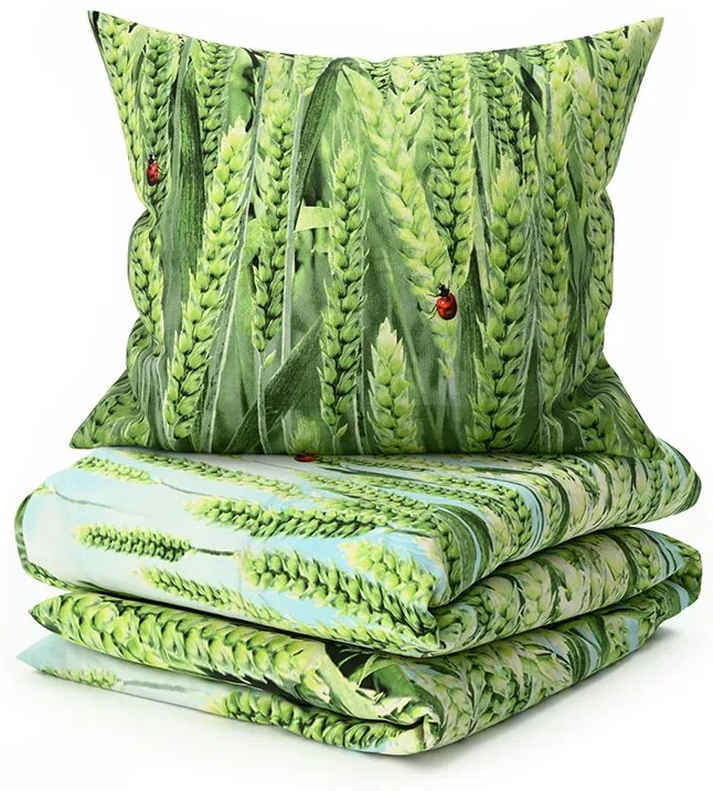 Obliečky z mikrovlákna POSANA zelené Rozmer obliečky: 2 ks 70 x 80 cm | 160 x 200 cm