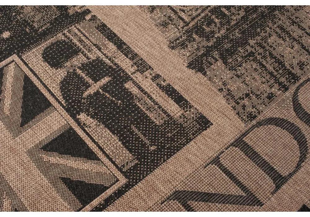 Kusový koberec Londýn hnedý 200x290cm