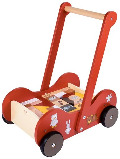 Playtive Drevený vozík (červená) (100356726)