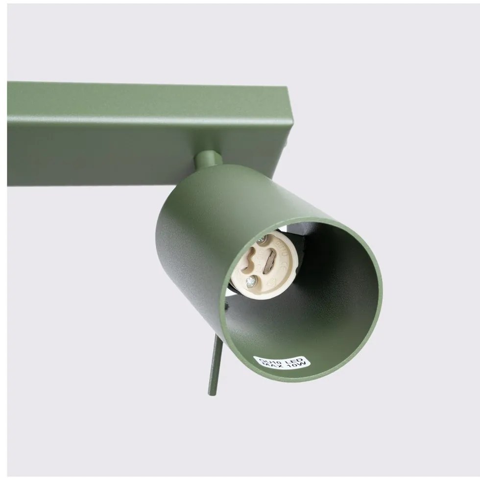 Zelené bodové svietidlo 6x117 cm Etna – Sollux