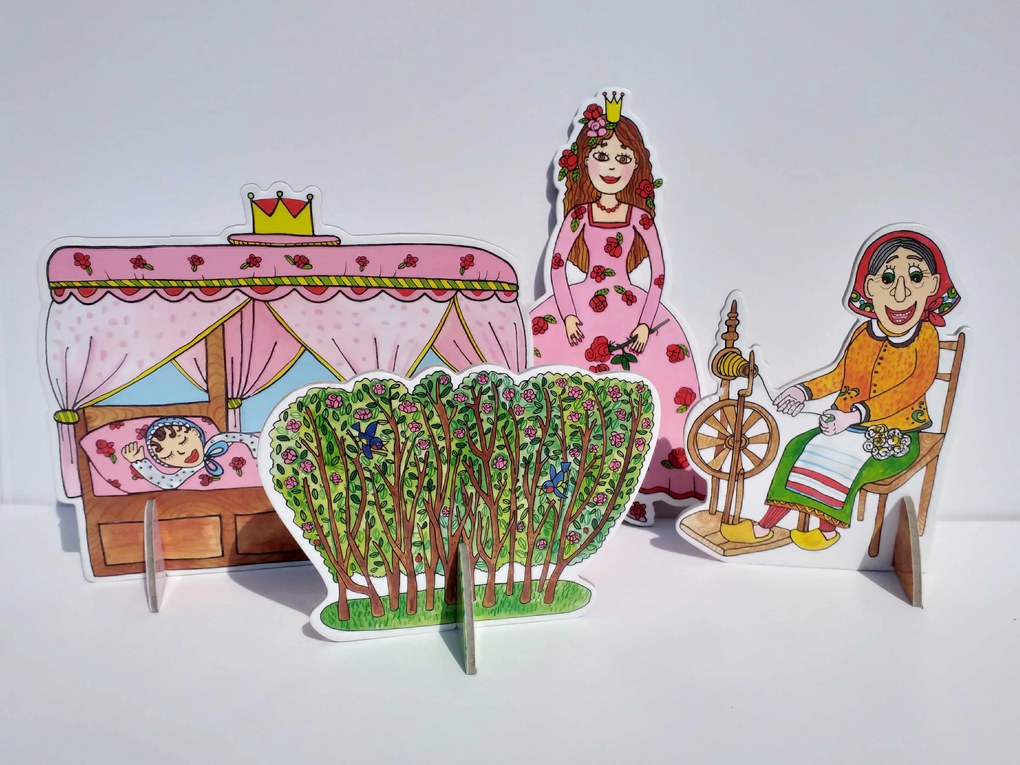 MARIONETINO – Šípková Ruženka – bábky 2 ks
