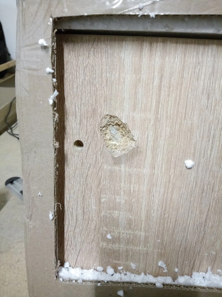 AKCIA Jedálenský stôl s doskou v dekore dub sonoma UMEKO 120x80 II. akosť