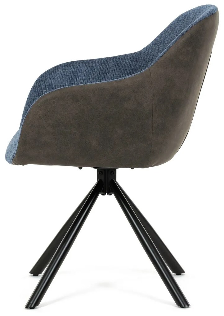 Sada jedálenských stoličiek s vratným mechanizmomDCH-Y1143 BLUE2, 2 ks