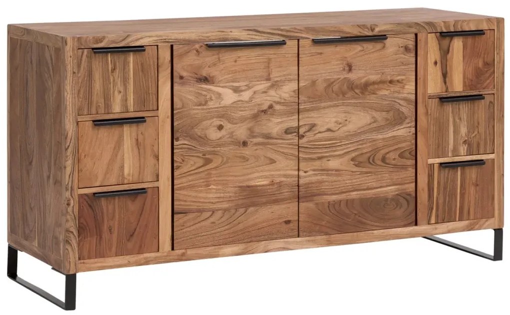 furniture-nabytek.cz - Masívny podstavec pod umývadlo Sydney Light II z akácie, lakovaný, hnedý