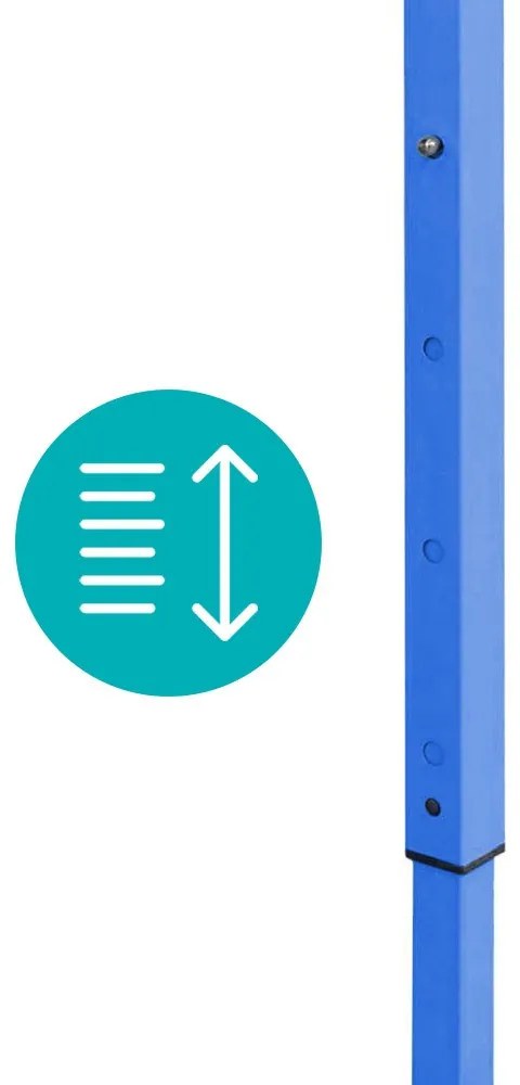 Záhradný pavilón-červený+prenosná taška-3x6 m