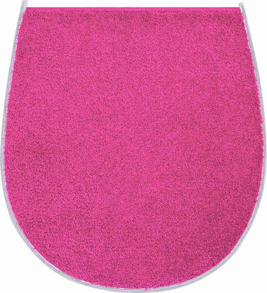 GRUND Kúpeľňová predložka DIVISO rosé Rozmer: 47x50 cm - na víko od WC nebo jako podsedák na židli