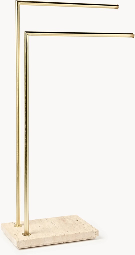 Stojan na uteráky's travertínovou základňou Susan