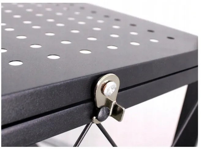 Kuchynský regál na kolieskach Ricos 3 (čierna). Akcia -18%. Vlastná spoľahlivá doprava až k Vám domov. 1133076