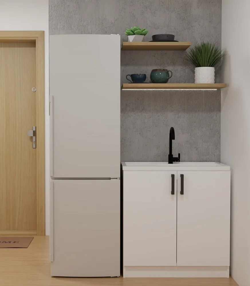 Kuchynská skrinka pod drez Dolan 80 cm biela