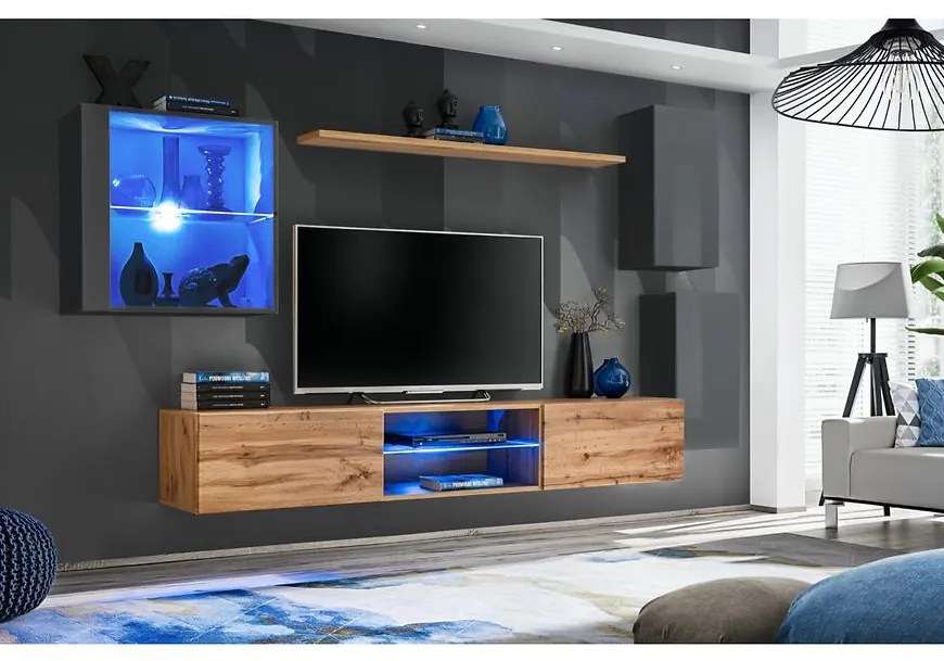 Obývacia Stena Switch Xxiii Grafit/Wotan