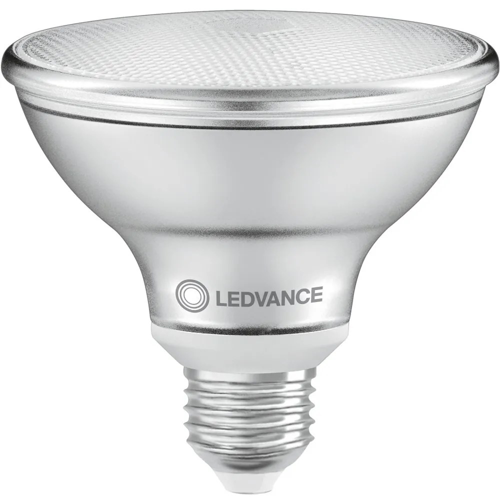 LED žiarovka E27 PAR30 10W = 75W 633lm 2700K Warm 36° DIM LEDVANCE