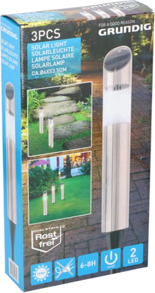 Grundig Solárne svetlo 3 ks