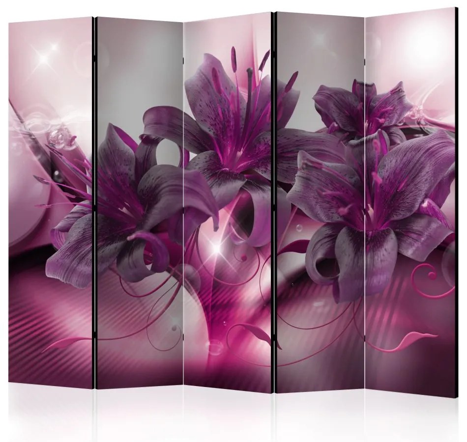 Artgeist Paraván - The Purple Flame II [Room Dividers]
