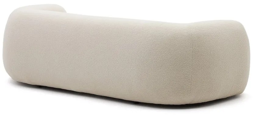 Krémová pohovka z textílie buklé 246 cm Martina – Kave Home