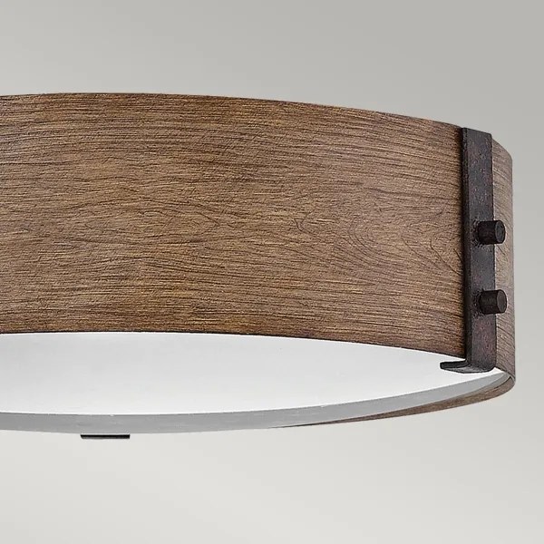 Hinkley HK-SAWYER-F-M-SQ - Stropné svietidlo SAWYER 3xE14/40W/230V pr. 38cm hnedá