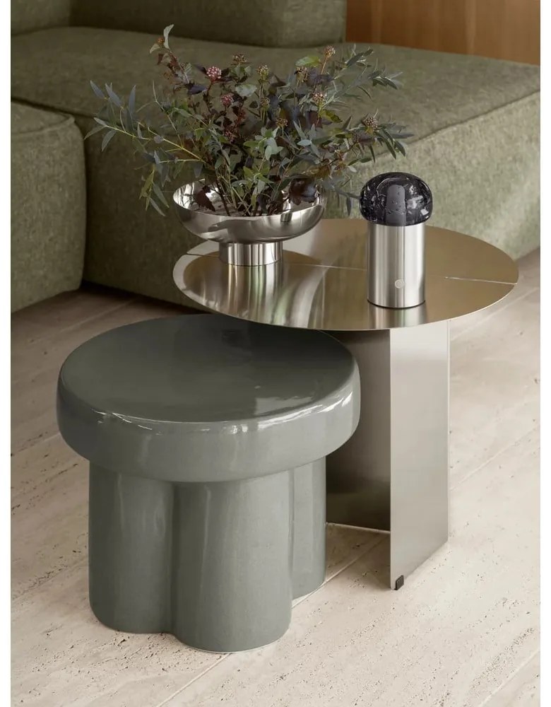 Keramický okrúhly odkladací stolík ø 40 cm Toru – Blomus