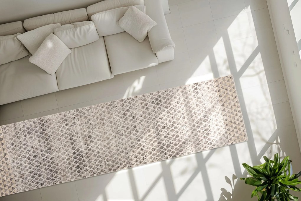 Obsession, Koberec behúň Bella 236 Grey, 80x300, šedá, chodba / predsieň