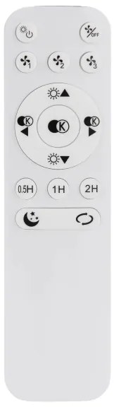 Globo 03638 - LED Stmiev. stropný ventilátor LORIS LED/40W/230V 3000-6000K + DO