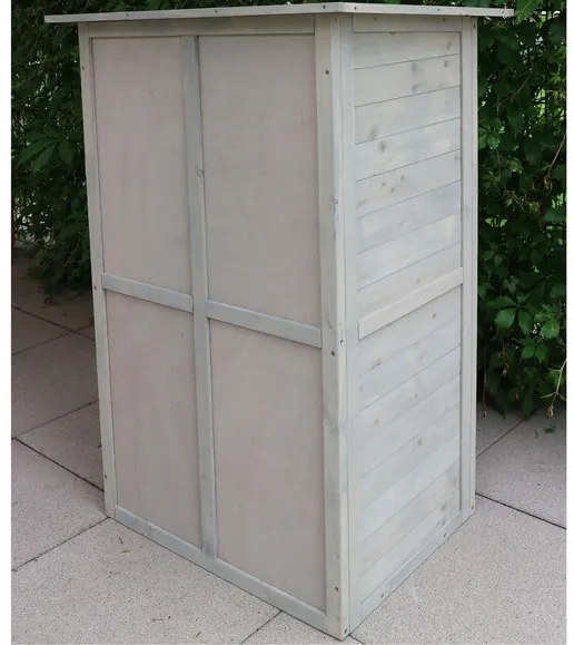 Habau Záhradná skriňa Benno, 76 x 56 x 117 cm, sivá  (100344780)