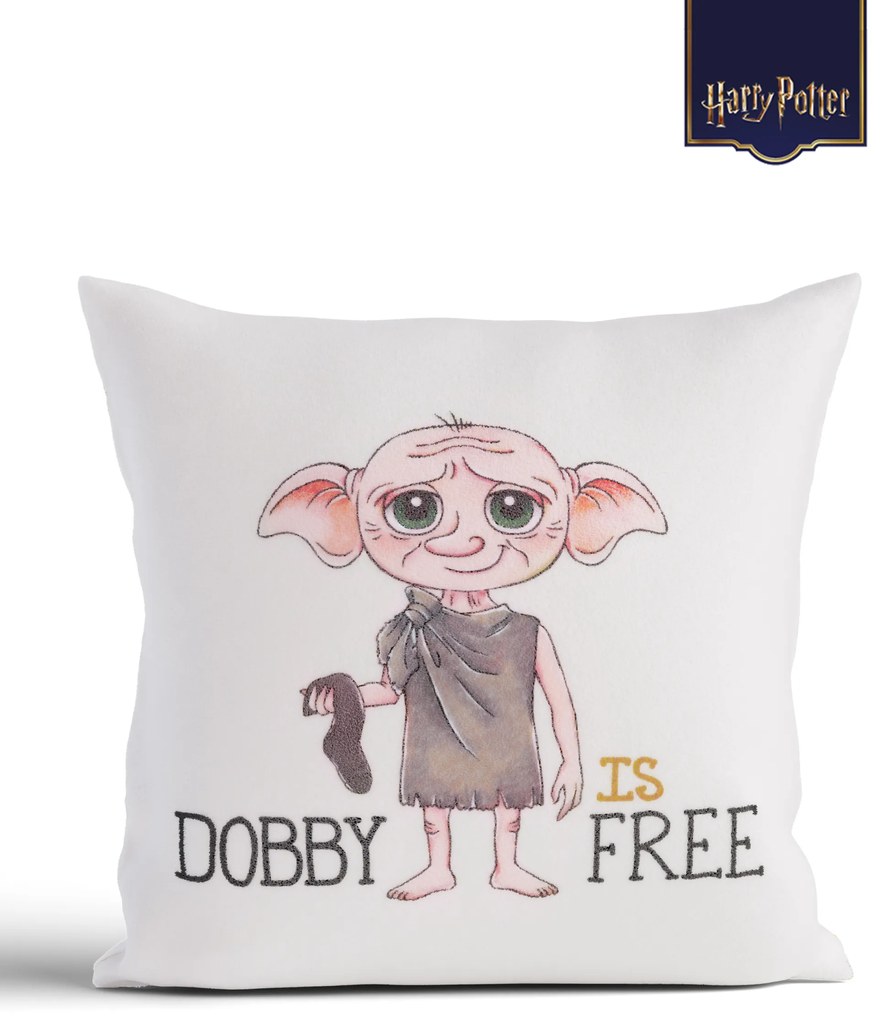 Obliečka na vankúš mikroplyš Harry Potter 40 × 40 cm - Dobby