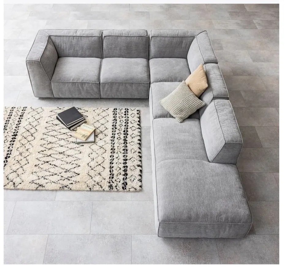 Svetlosivý stredový modul pohovky Bonami Selection Fairfield