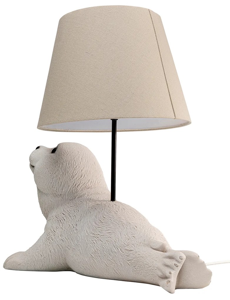 Animal Sea Lion stolová lampa biela