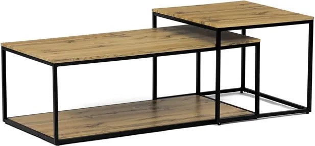 Autronic BONTEC Konferenčný stolík 100x50x35cm, mdf, divoký dub, CT-X7123 OAK Farba: Prírodné